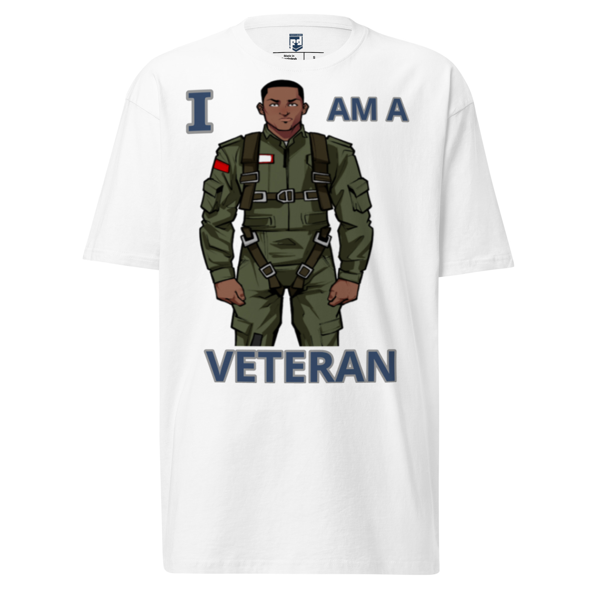 I AM A VETERAN TOO SIKS Tee - Image 7