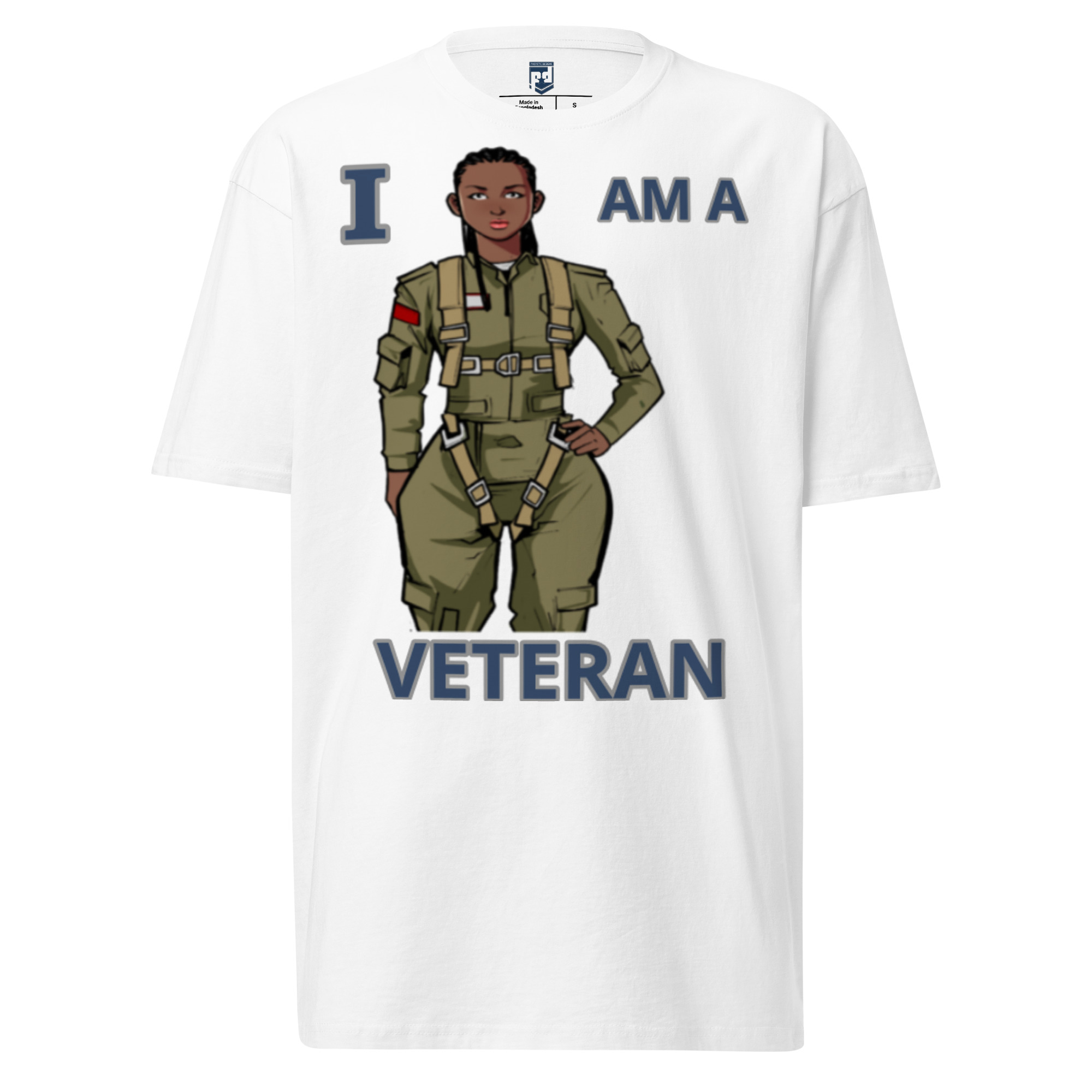 I AM A VETERAN TOO SIKS Tee - Image 7
