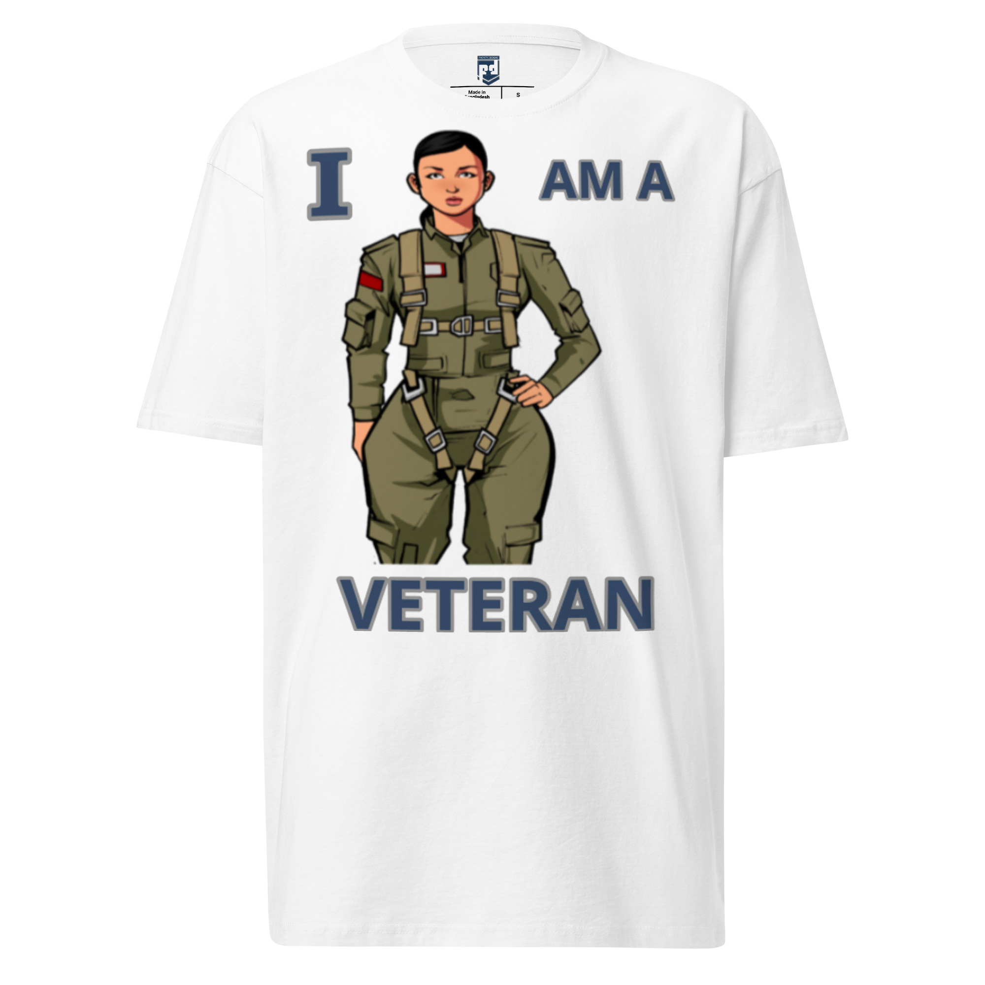 I AM A VETERAN TOO SIKS Tee - Image 7