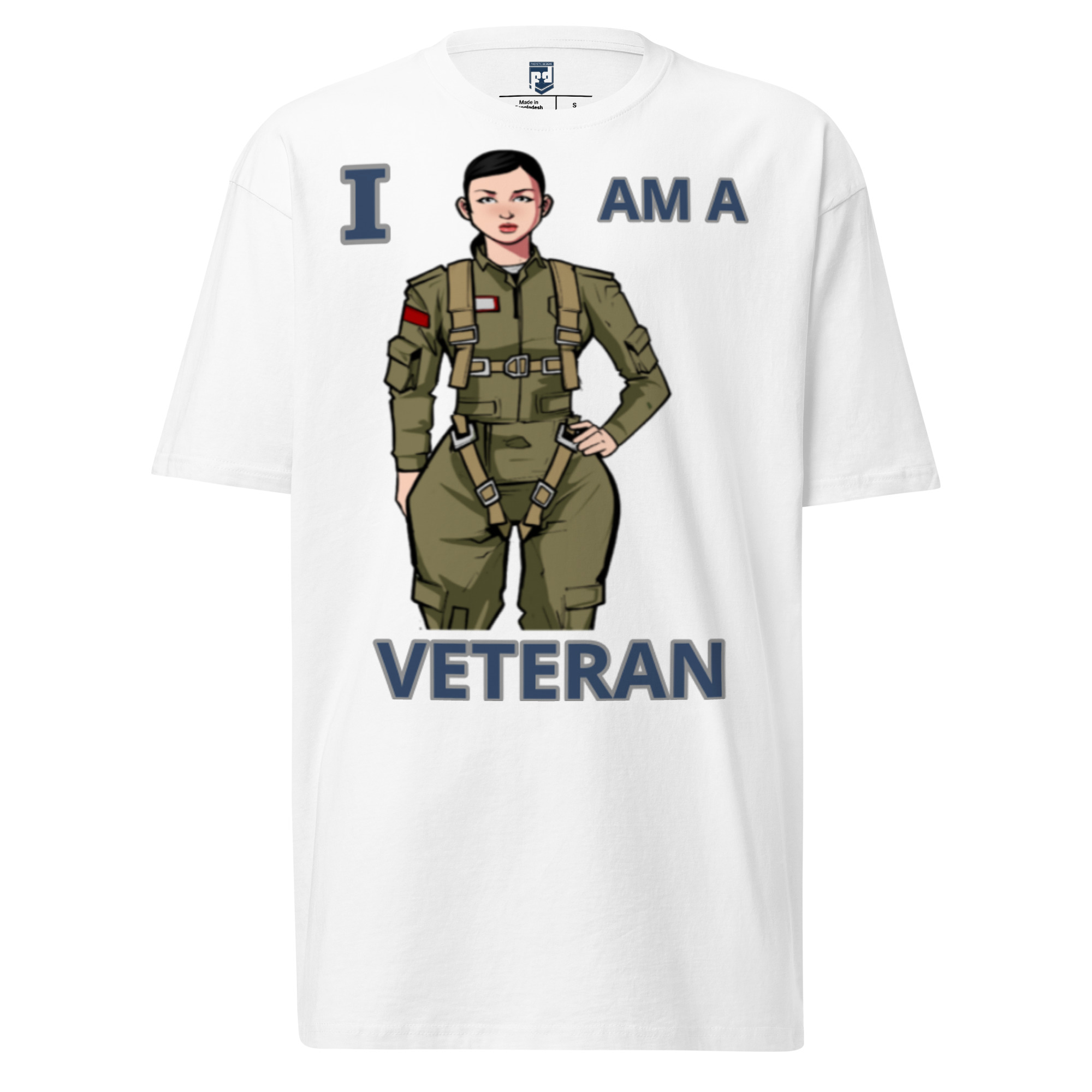 I AM A VETERAN TOO SIKS Tee - Image 7