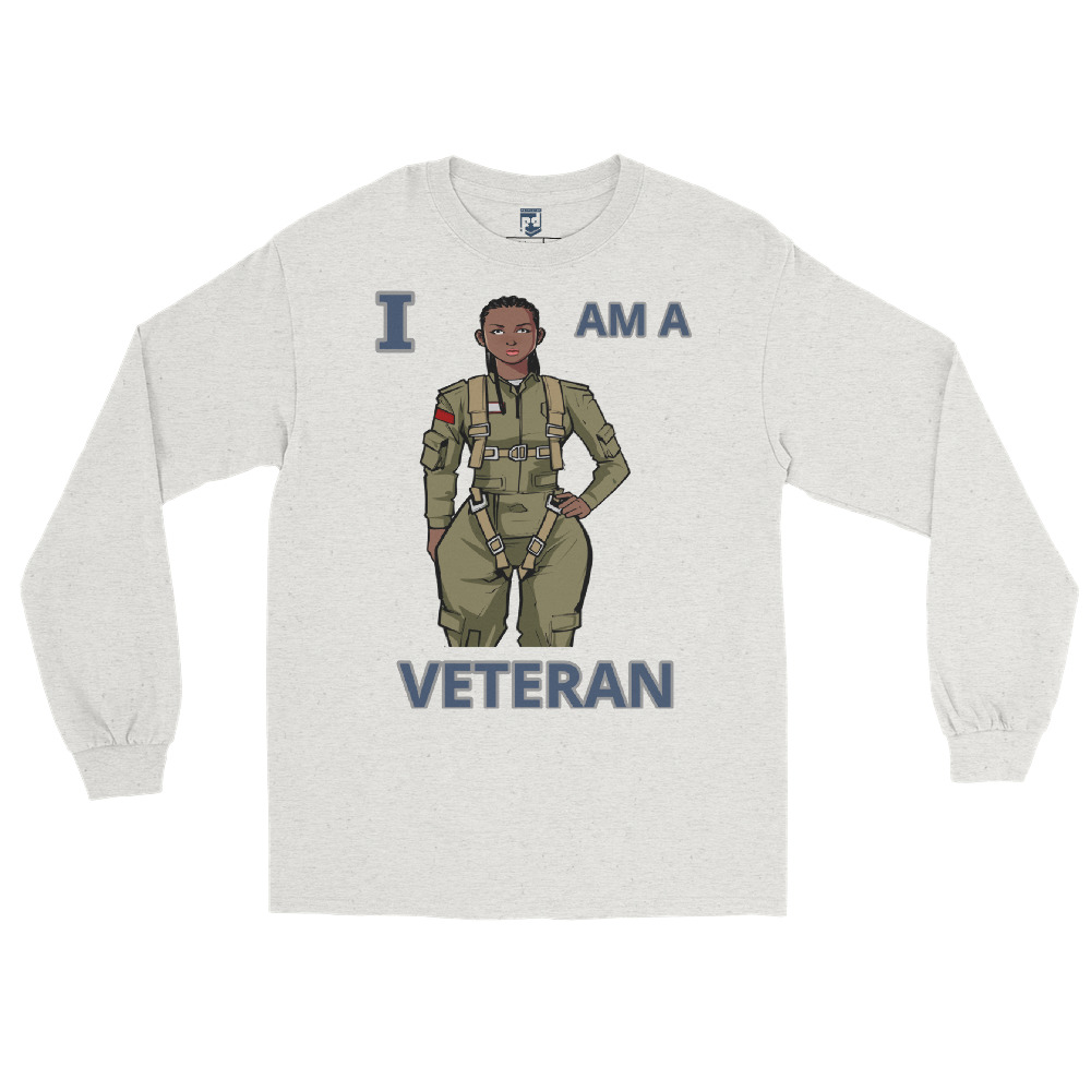 I AM A VETERAN TOO SIKS Long Sleeve Shirt - Image 27