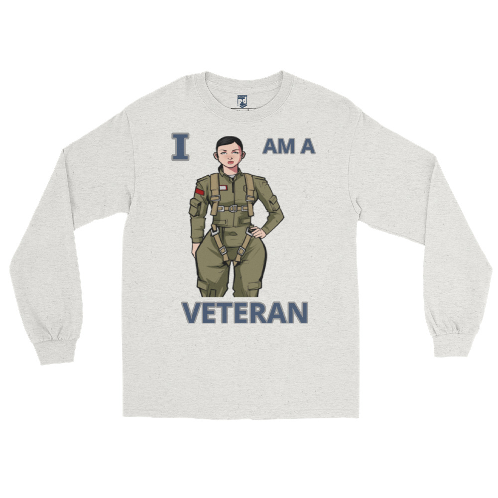 I AM A VETERAN TOO SIKS Long Sleeve Shirt - Image 27