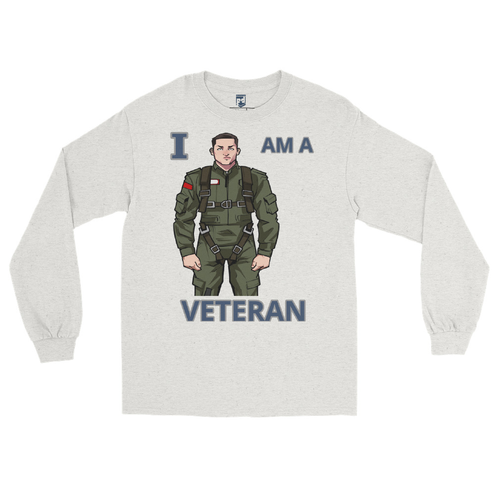 I AM A VETERAN TOO SIKS Long Sleeve Shirt - Image 27