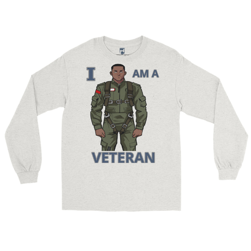 I AM A VETERAN TOO SIKS Long Sleeve Shirt - Image 27