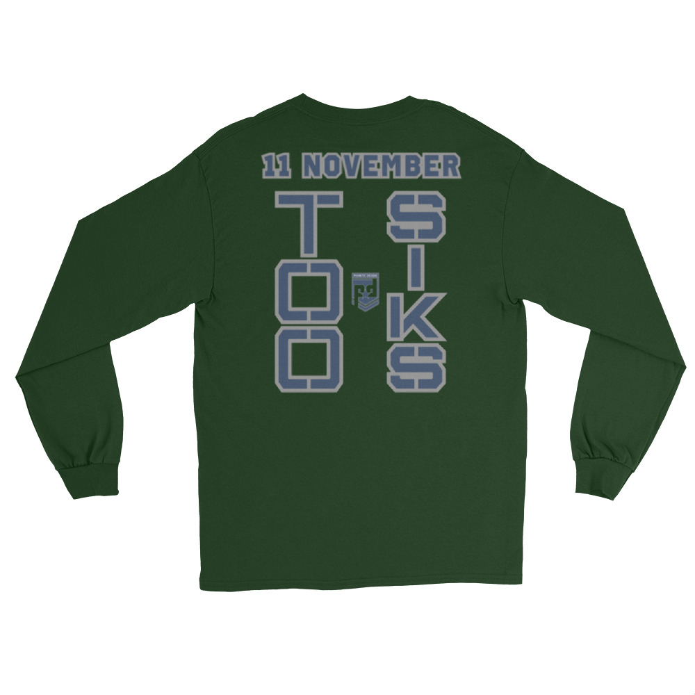 I AM A VETERAN TOO SIKS Long Sleeve Shirt - Image 5