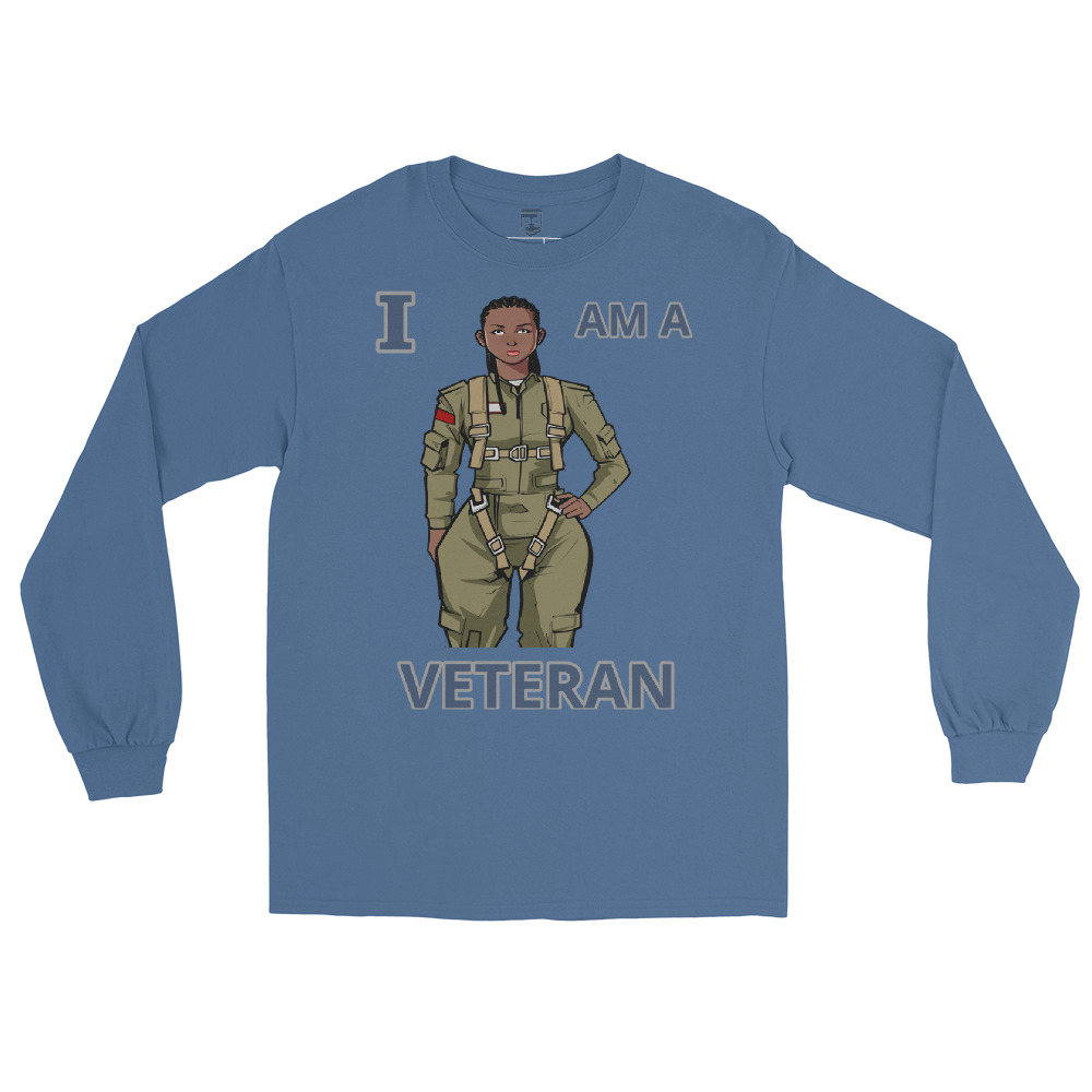 I AM A VETERAN TOO SIKS Long Sleeve Shirt - Image 22
