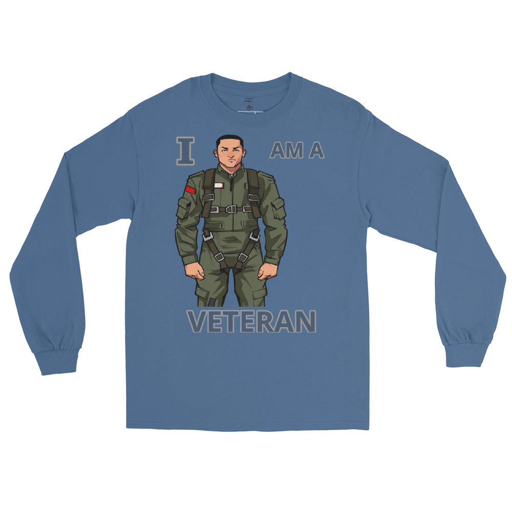 I AM A VETERAN TOO SIKS Long Sleeve Shirt - Image 22