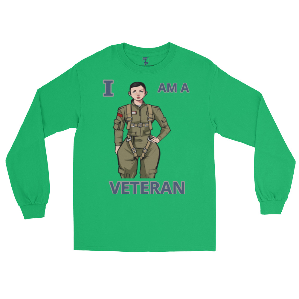 I AM A VETERAN TOO SIKS Long Sleeve Shirt - Image 23