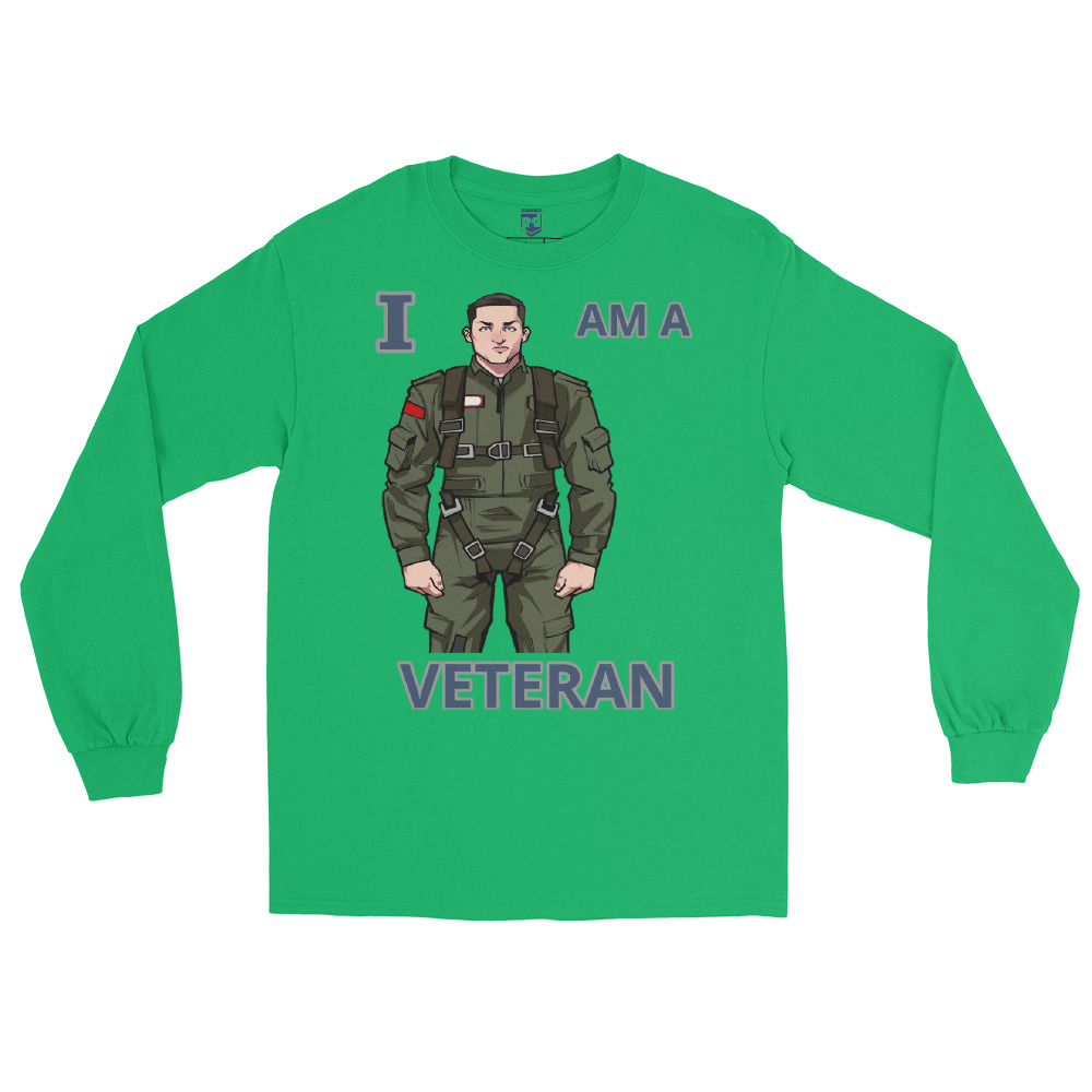 I AM A VETERAN TOO SIKS Long Sleeve Shirt - Image 23