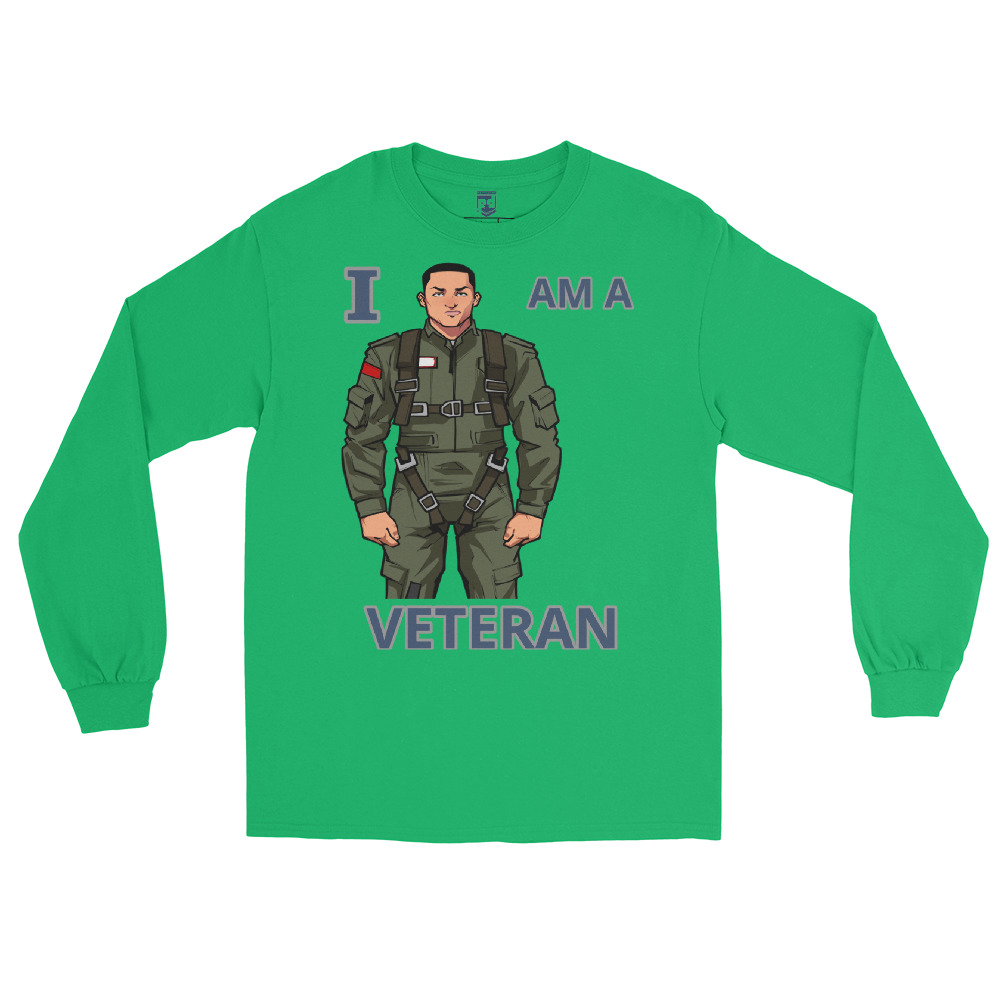 I AM A VETERAN TOO SIKS Long Sleeve Shirt - Image 23
