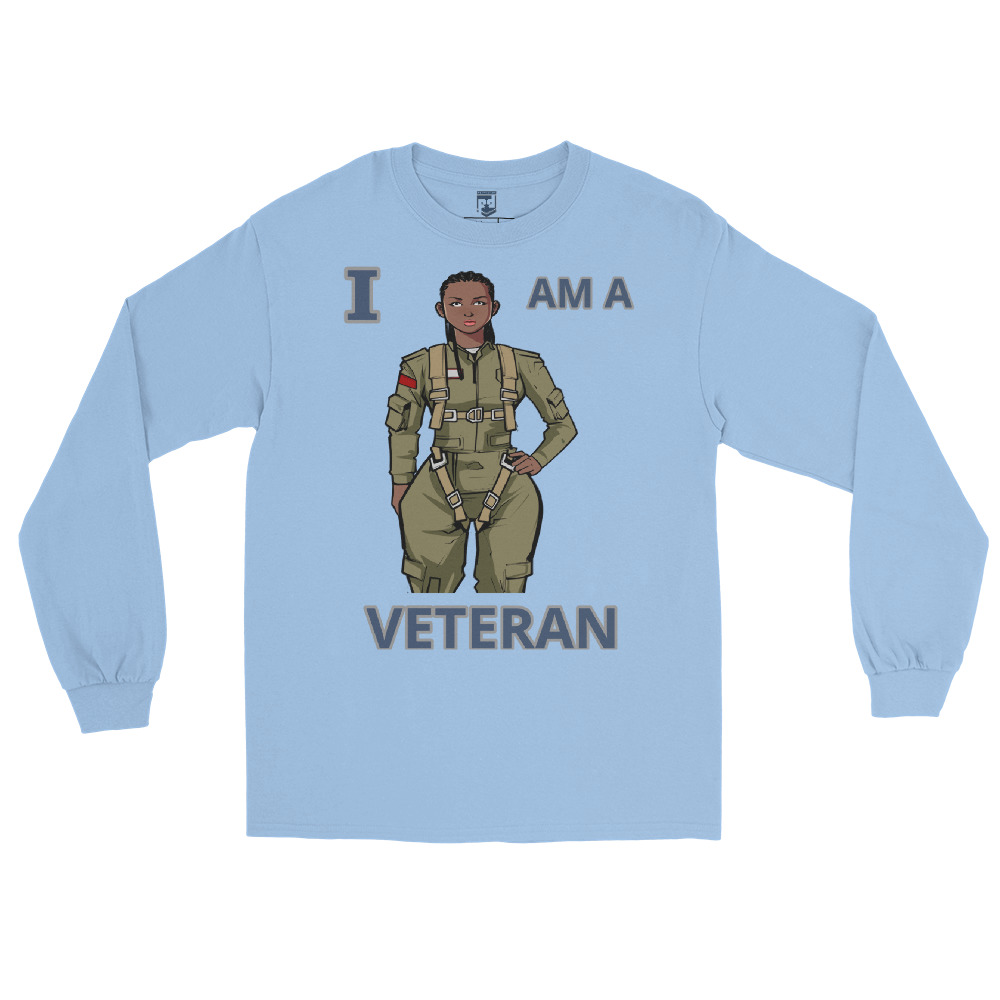I AM A VETERAN TOO SIKS Long Sleeve Shirt - Image 25