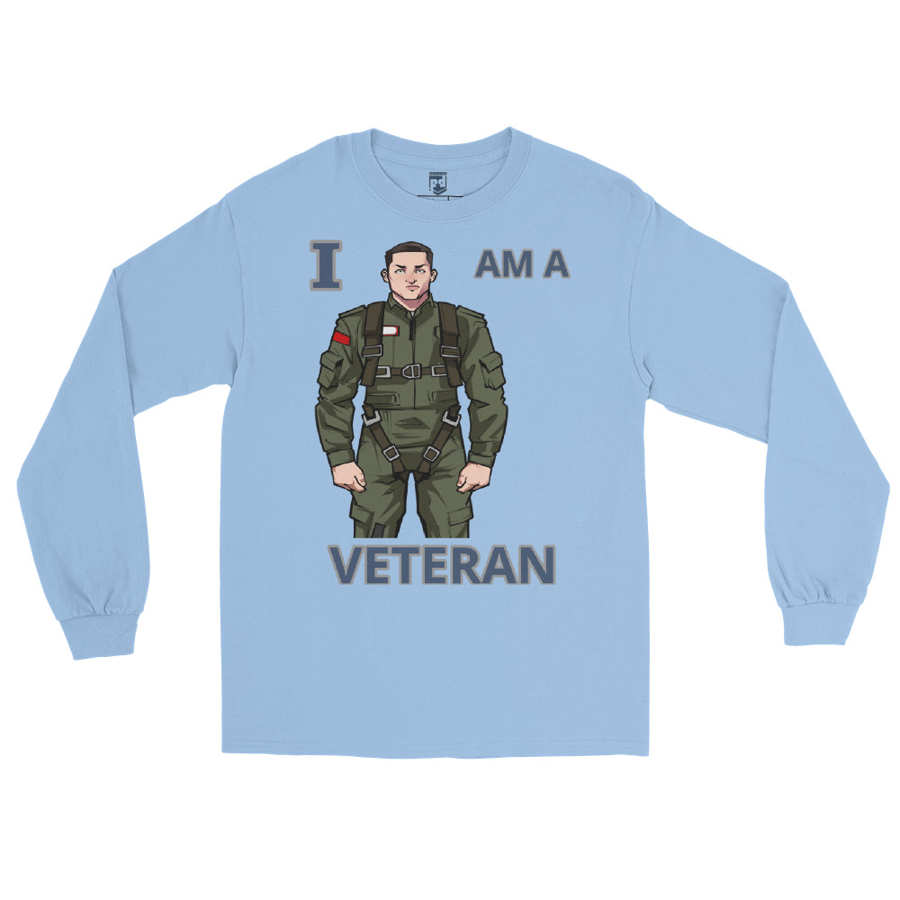 I AM A VETERAN TOO SIKS Long Sleeve Shirt - Image 25