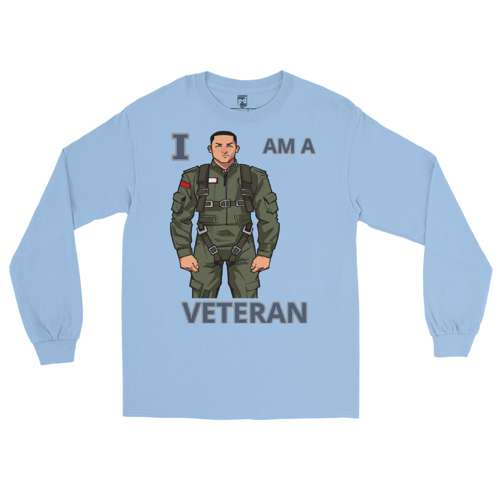 I AM A VETERAN TOO SIKS Long Sleeve Shirt - Image 25