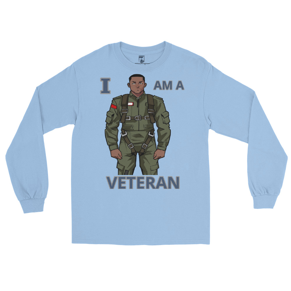 I AM A VETERAN TOO SIKS Long Sleeve Shirt - Image 25
