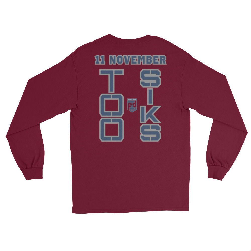 I AM A VETERAN TOO SIKS Long Sleeve Shirt - Image 4