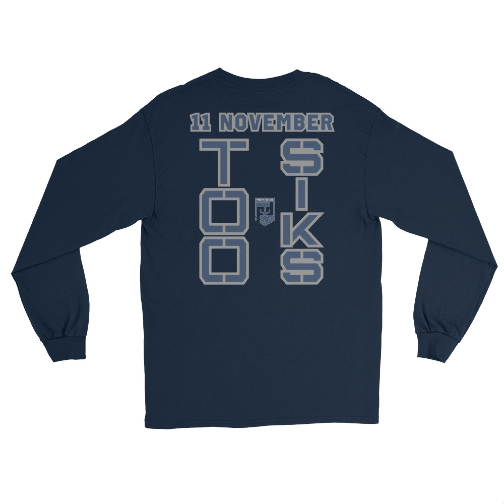 I AM A VETERAN TOO SIKS Long Sleeve Shirt - Image 3