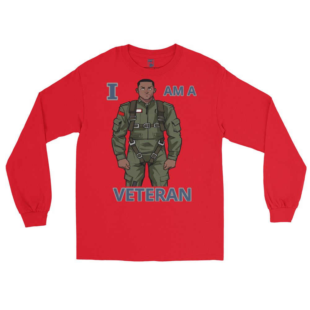 I AM A VETERAN TOO SIKS Long Sleeve Shirt - Image 19