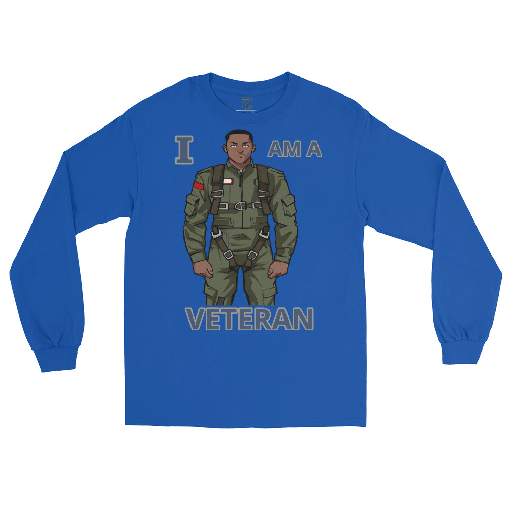 I AM A VETERAN TOO SIKS Long Sleeve Shirt - Image 20