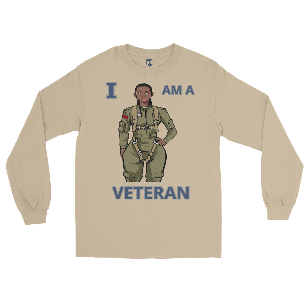 I AM A VETERAN TOO SIKS Long Sleeve Shirt - Image 26