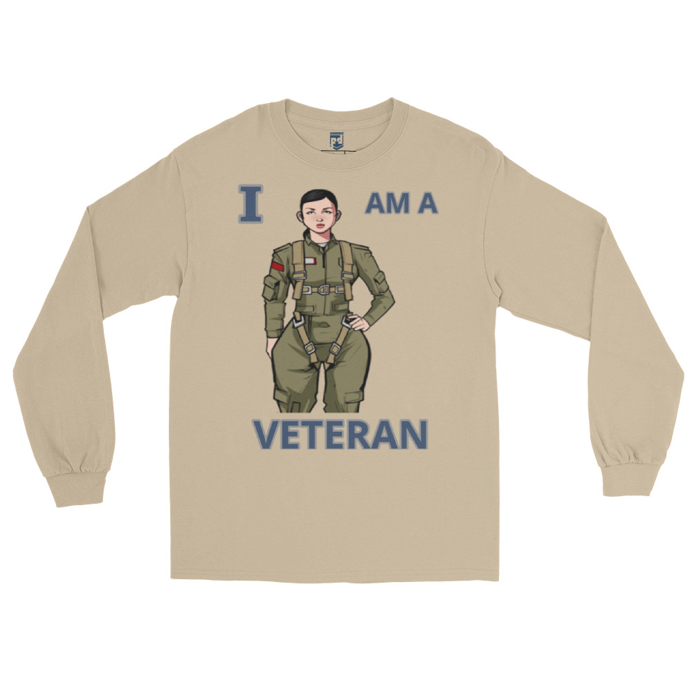 I AM A VETERAN TOO SIKS Long Sleeve Shirt - Image 26