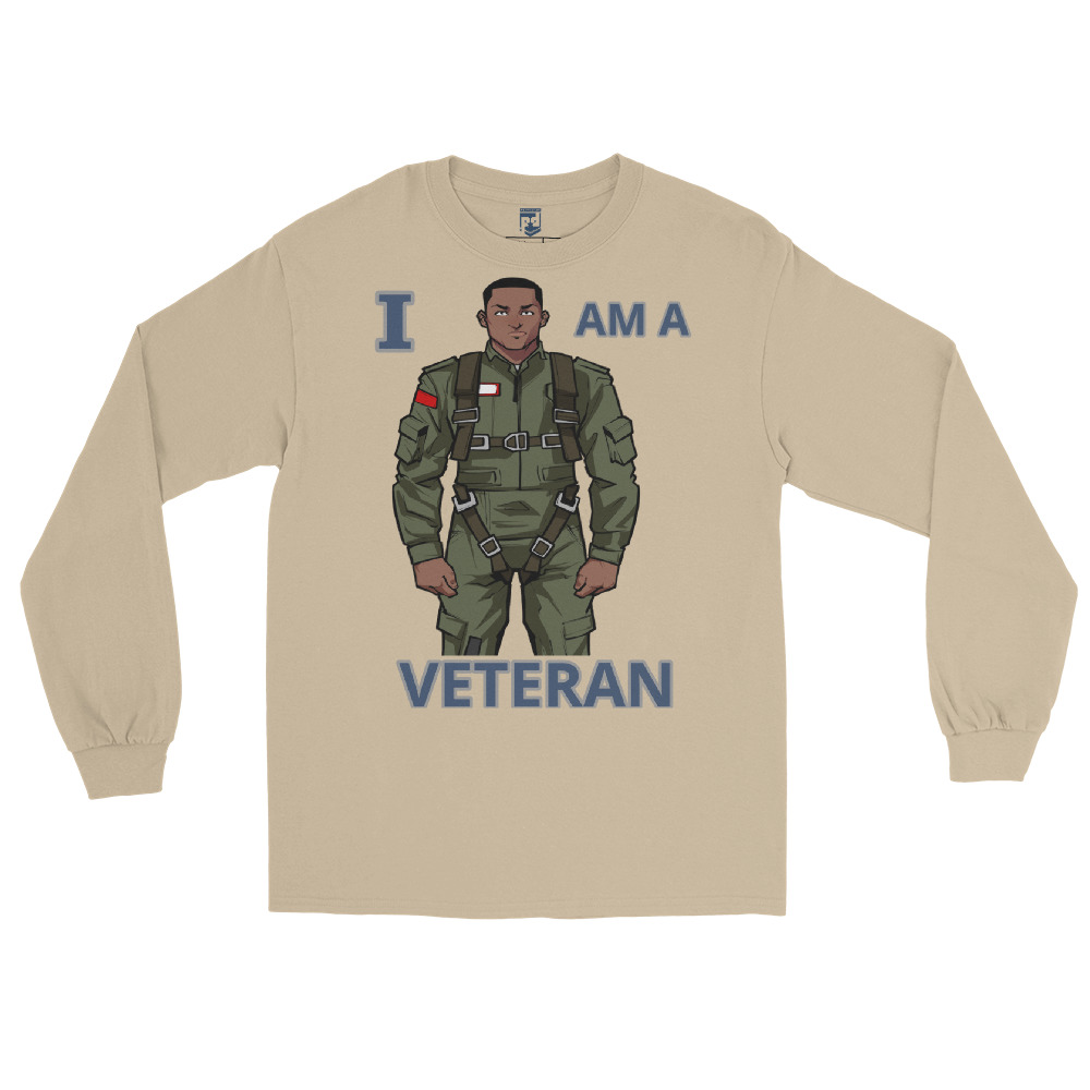 I AM A VETERAN TOO SIKS Long Sleeve Shirt - Image 26