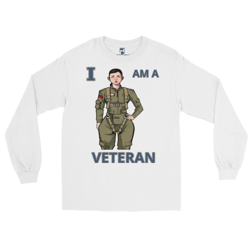 I AM A VETERAN TOO SIKS Long Sleeve Shirt - Image 28