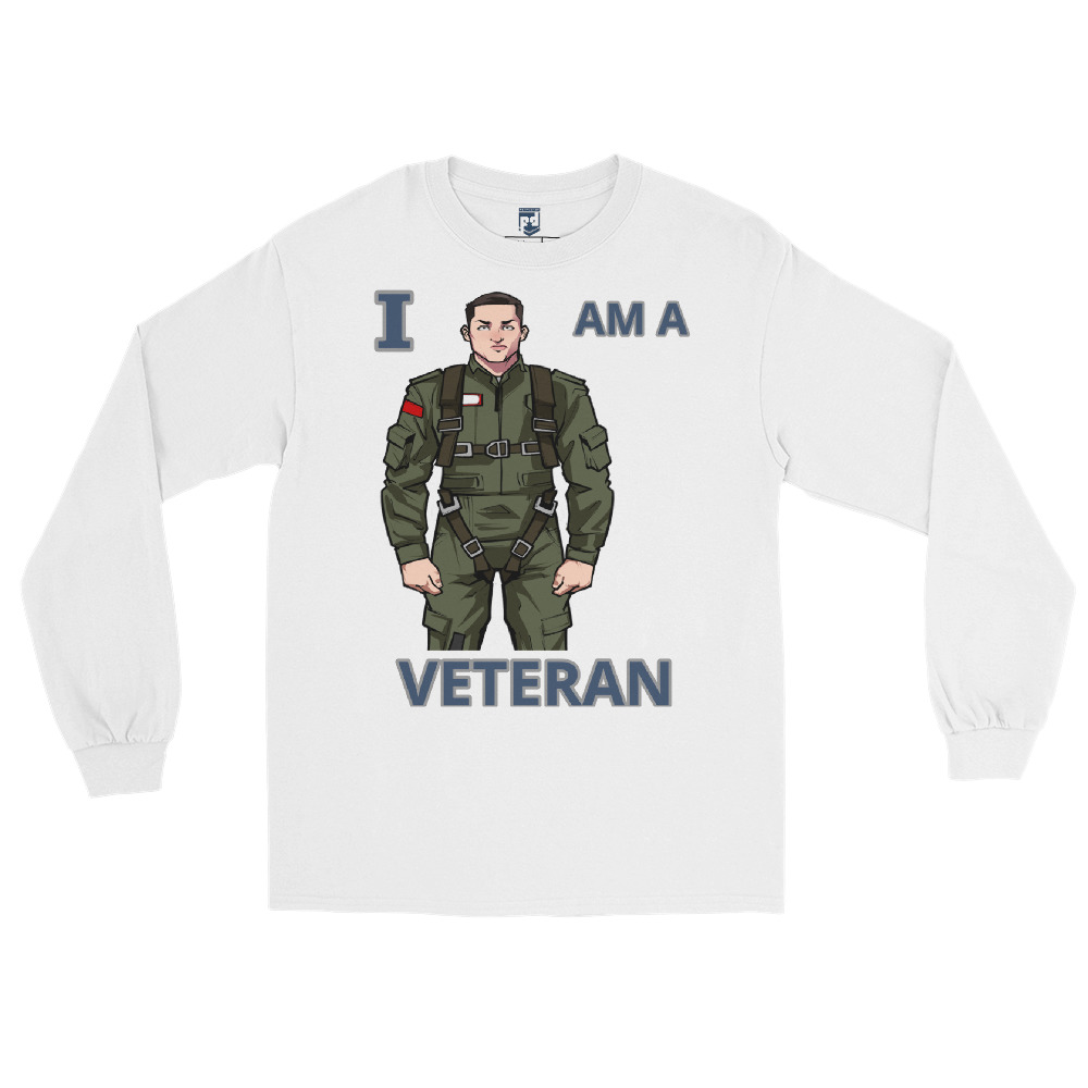 I AM A VETERAN TOO SIKS Long Sleeve Shirt - Image 28