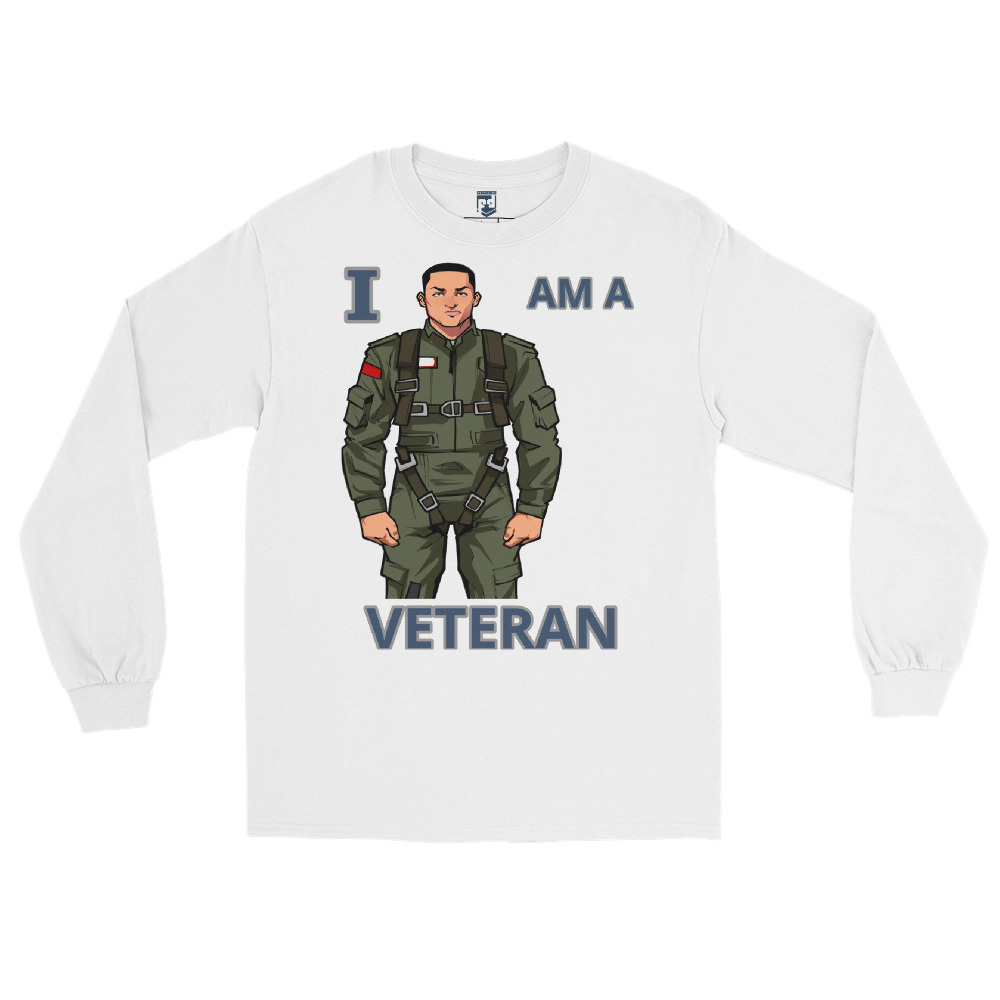 I AM A VETERAN TOO SIKS Long Sleeve Shirt - Image 28